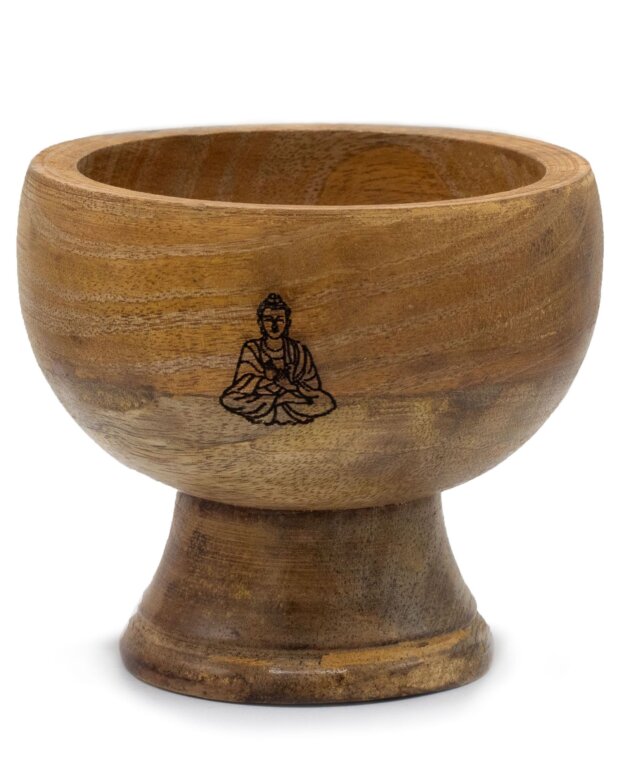 Lrg Ritual Bowl Incense Cone Holder 11x10 cm - Buddha