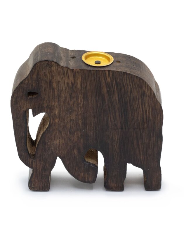 Elephant Incense Cone and Stick Holder