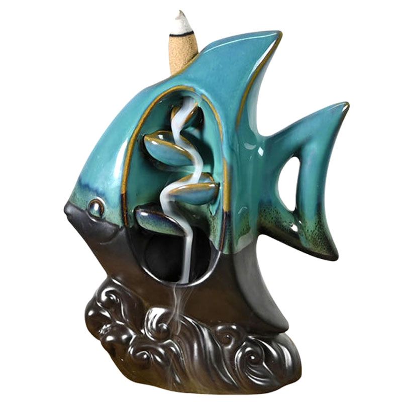 Backflow Incense Burner - Tropical Fish - Image 4