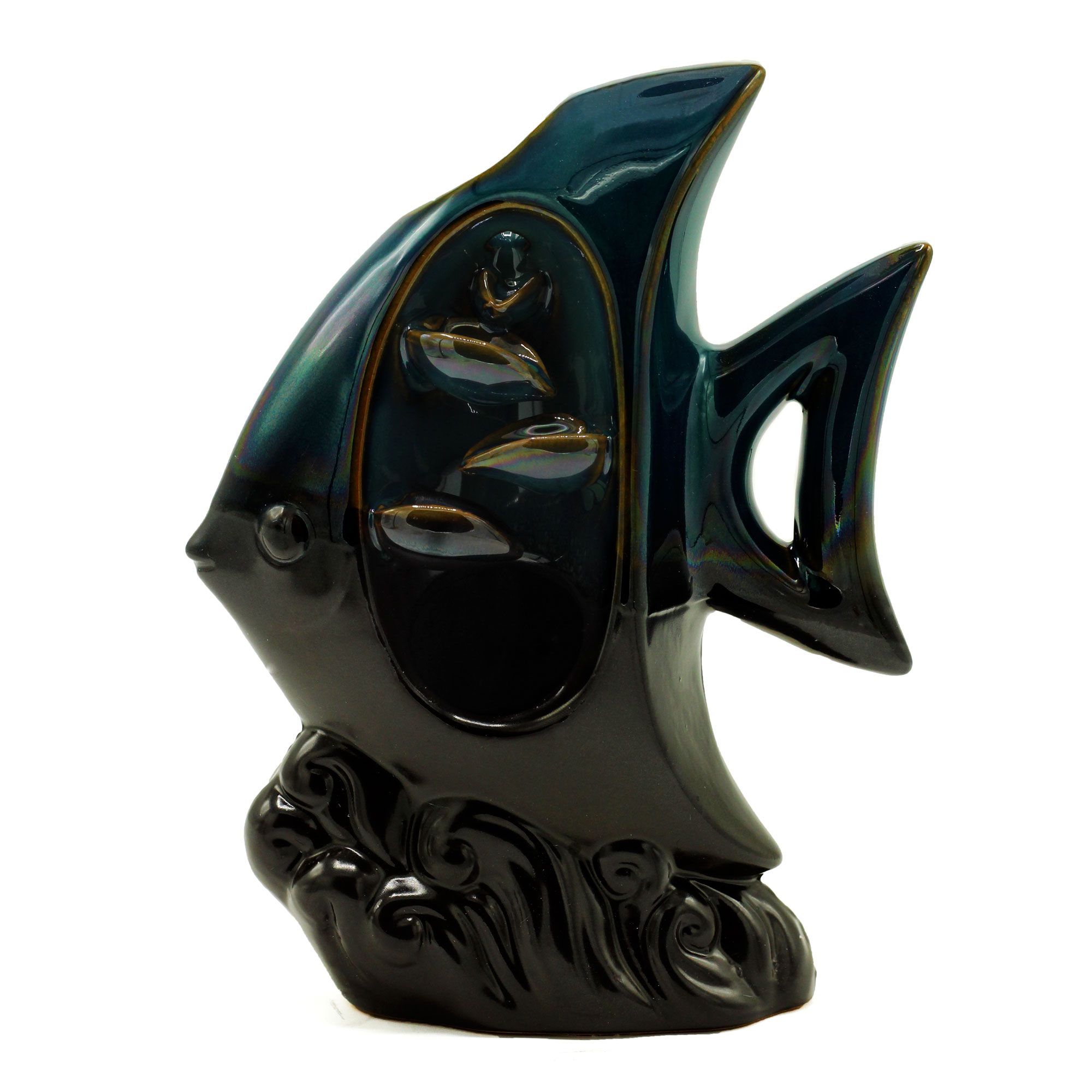 Backflow Incense Burner - Tropical Fish - Image 2