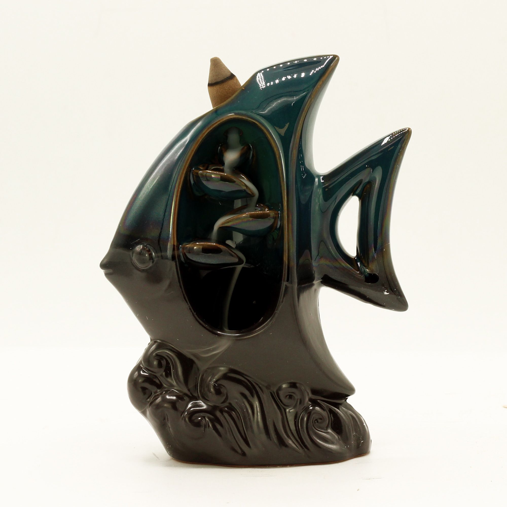 Backflow Incense Burner - Tropical Fish - Image 3
