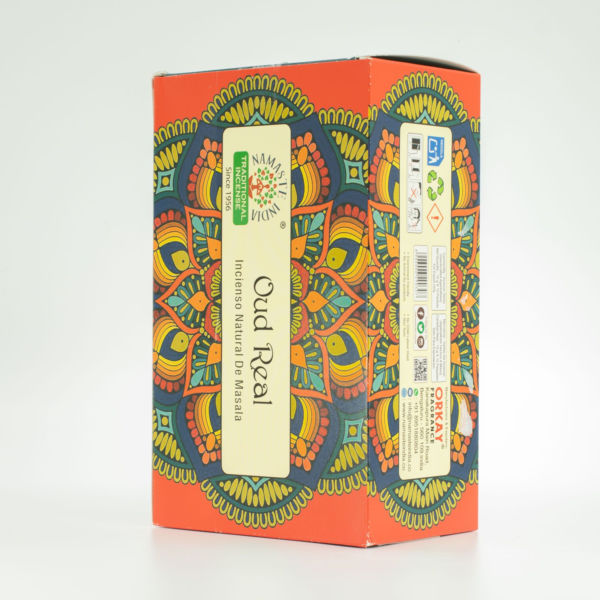Namaste Mandala Masala Incienso - Oud Real - Image 3