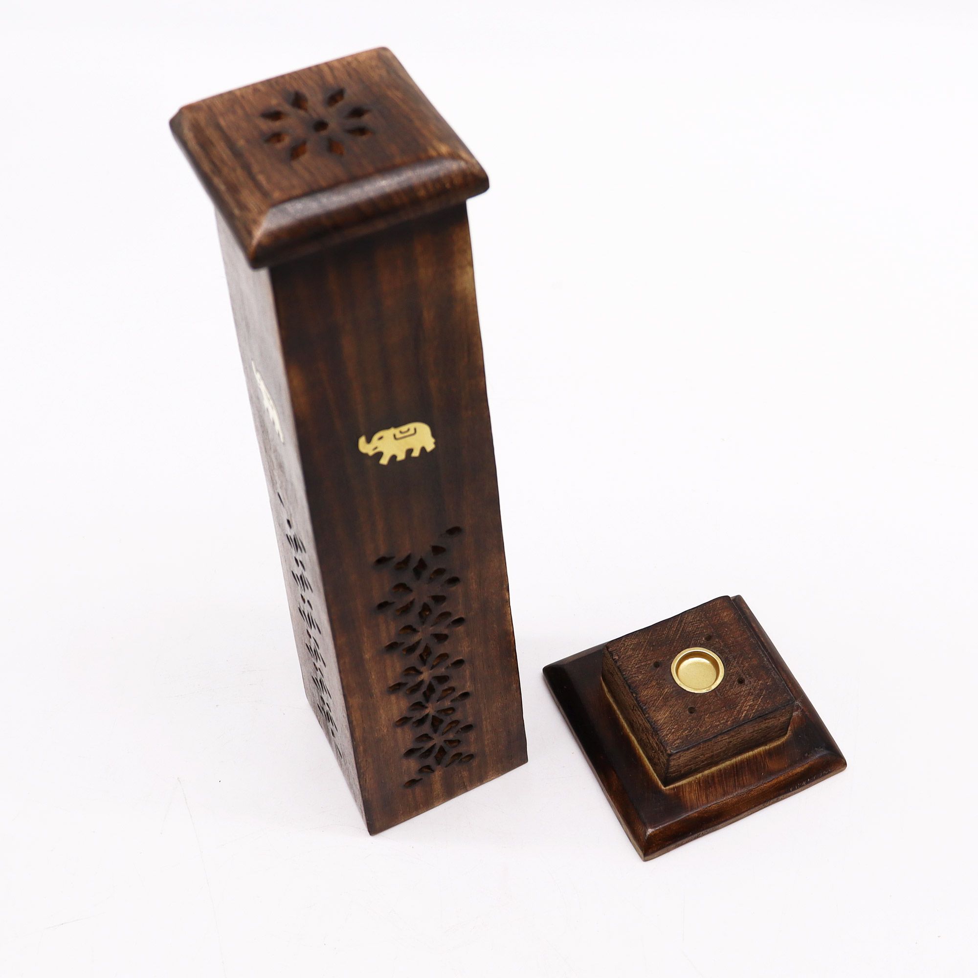 Tapered Incense Tower - Mango Wood - Image 2